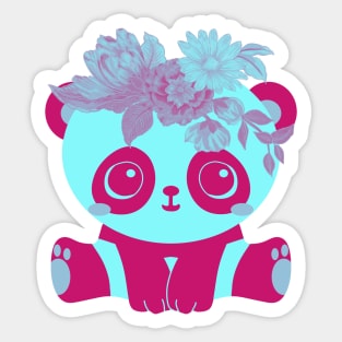 Duotone panda Sticker